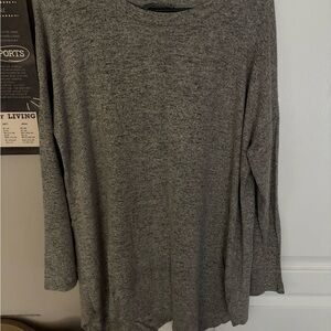 Cherish Heather Gray Knit Top